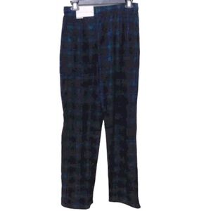Perry Ellis Plaid Soft Fleece Pajama Pants